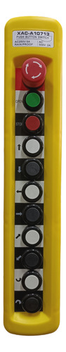 Botonera Colgante Xac-a10713 Paro+i/o + 8 Movimientos 1 Vel.
