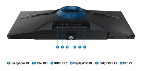 Imagen 10 de 10 de Samsung Odyssey G4 S25BG40 25 " - Negro - 100V/240V
