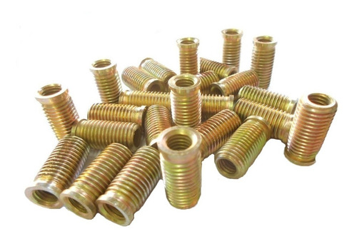 Rosca Postiça M16 X 20mm X 22mm Bucha Rosqueada Com 100 Pçs