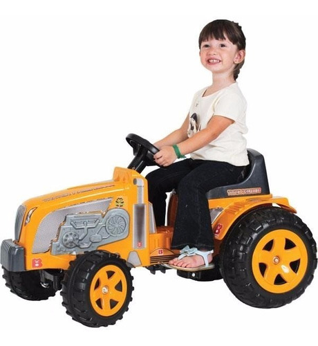 Trator Farmer Amarelo De Pedal Biemme Brinquedos