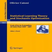 Comprar Libro Statistical Learning Theory And Stochastic Optimiza...