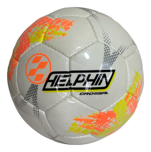 Pelota Futsal/papi Helphin Crossal N°4 Blanco/naranja/amarillo