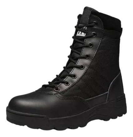 Bota Swat Tactica Militar Negra Y Cafe