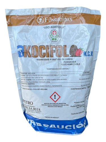 Kocifol M.c.w   - Mancozeb 35%+sul D Cobre 49% Fungici  1 Kg