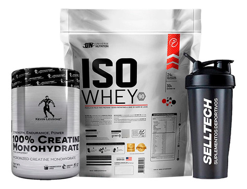 Iso Whey 90 5kg Chocolate+creatina Kevin Levrone 500gr