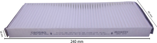 Filtro Ar Condicionado Bosch Frontier Ano 2008 2009 2010 2011 2012 2013 2014 2015 2016 2017 2018 2019