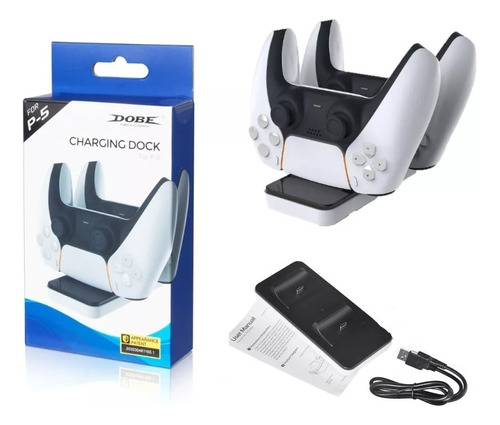 Base Carga Juega Dualshock Sense Ps5 Dock Switch Oled Usb