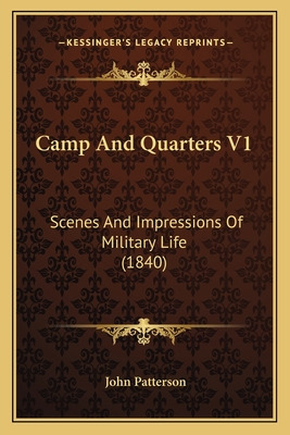 Libro Camp And Quarters V1: Scenes And Impressions Of Mil...