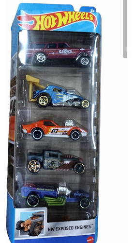 Autos Hot Wheels Pack 5 Para Pistas De Autitos Original