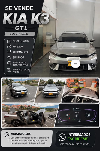 Kia K3 1.6 Gt Line At