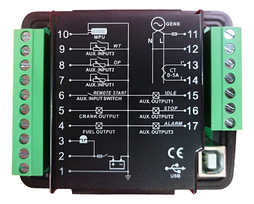 Controlador Para Generador Display Dc30d Grupos Electrogenos