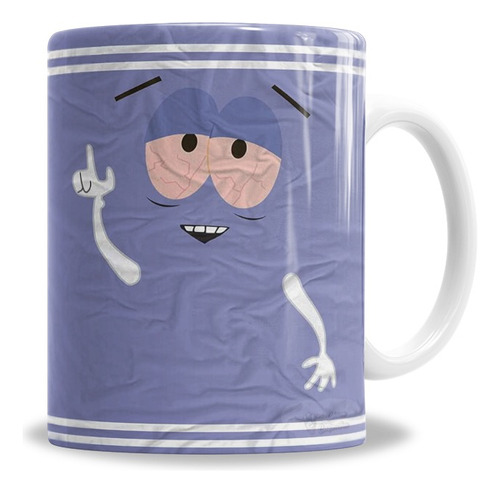 Taza De Cerámica South Park Personaje Toallín - Con Caja