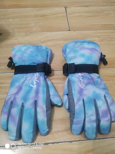 Guantes De Nieve Hurley Mujer Talle S - M - Un Solo Uso