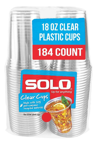 Solo Cup Company Vasos De Fiesta De Plástico Reciclado Trans