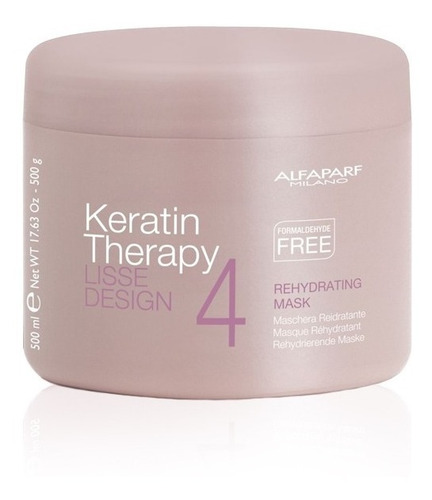 Imagen 1 de 4 de Mascarilla Keratin Therapy Lisse Desingn 500ml Paso 4