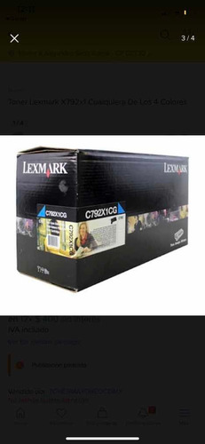 Toner Lexmark Impresora X792de