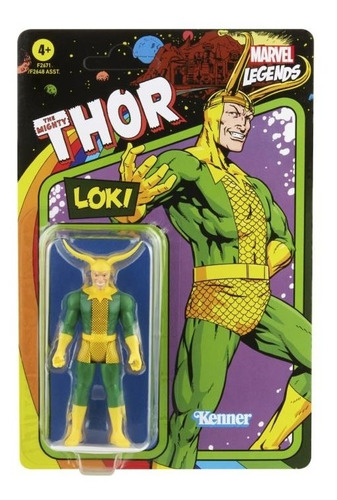 Marvel Legends Kenner Retro Collection Loki Hasbro Original
