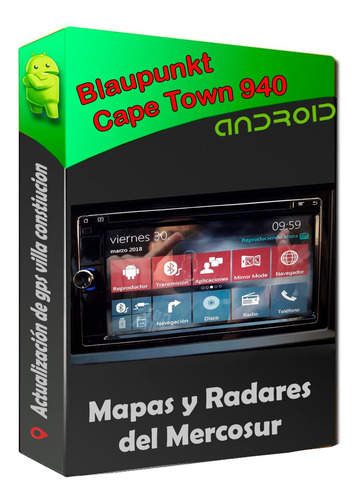 Actualizacion Gps Estereo Blaupunkt Cape Town 940/5 (Usado)