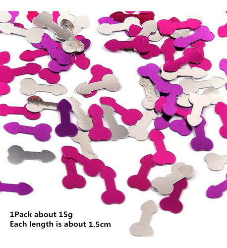 Confeti En Forma De Pene 15gr.