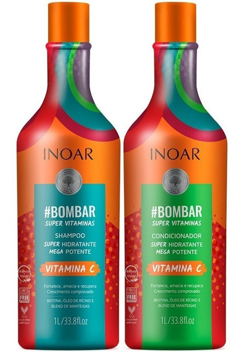 Inoar Bombar Crescimento Capilar Low Poo E Co Wash