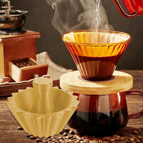 Herramienta De Prensa De Papel De, Taza De Filtro Amarillo