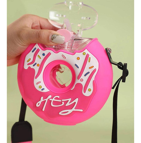 Botella de agua en forma de rosquilla