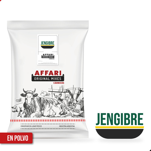 Jengibre En Polvo Importado Affari X 1kg