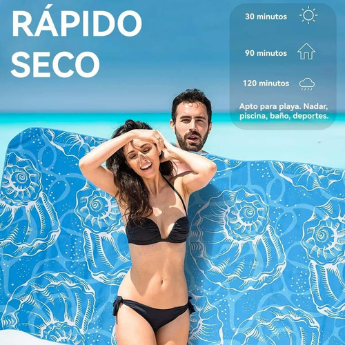 Toalla Microfibra Natacion 180 X 80 Toalla Para Gym Playa