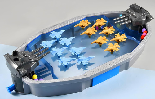 Juego De Mesa Batalla Naval Aviones Punteria Y Rapidez Niños
