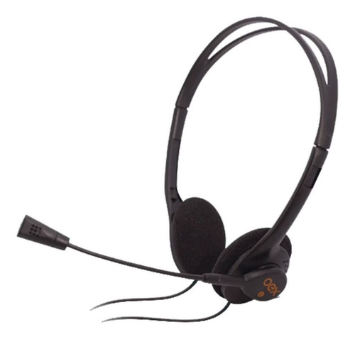 Imagem 2 de 5 de Fone De Ouvido Com Microfone Oex Headset 30mm Hs100 Preto