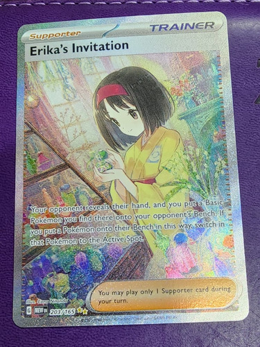 Pokemon Card Game Erika's Invitation 151 Arte Alterno  