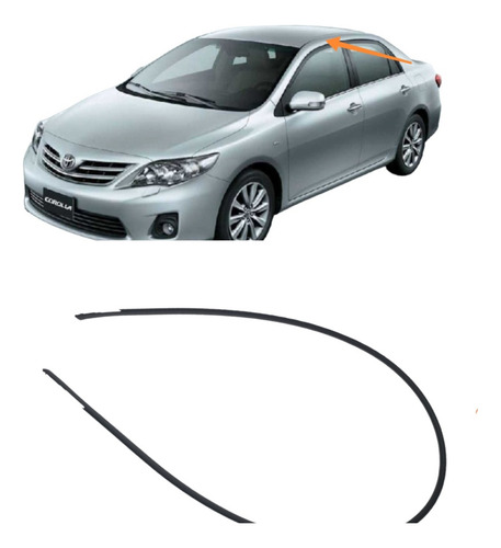 Goma O Moldura Canal Techo Toyota Corolla 2009/2014