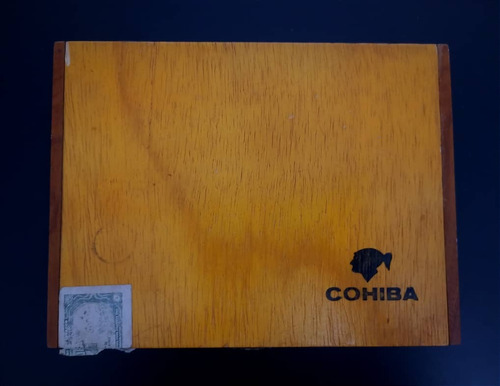 Antigua Caja En Madera De Habanos Cohiba Esplendidos! Oferta (Usado)