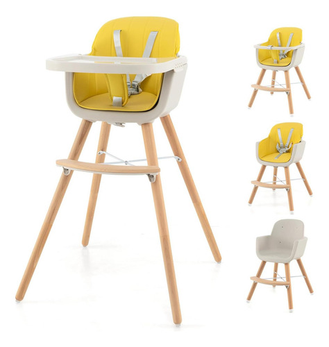 Silla Alta De Honey Joy, Silla De Madera De Comer Y Cultivar