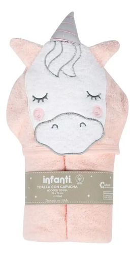 Toalla Capucha Unicornio Infanti