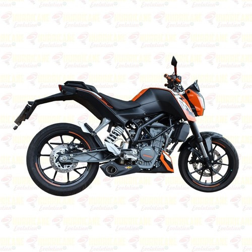 Escape Ktm Duke 200 15/18 Hurricane 004 Mk Motos