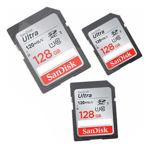 Tarjeta Sdxc Uhs 128gb Clase 10 A1 Memoria Sandisk Fotos