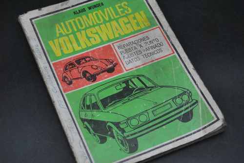 Antiguo Libro Manual Volkswagen Vintage Reparacion Coleccio 