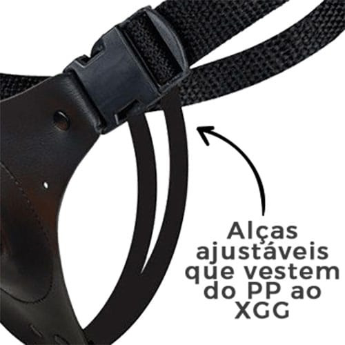 Cinta Peniana Média 16cm X 3,4cm Com Pênis E Vibro Bege