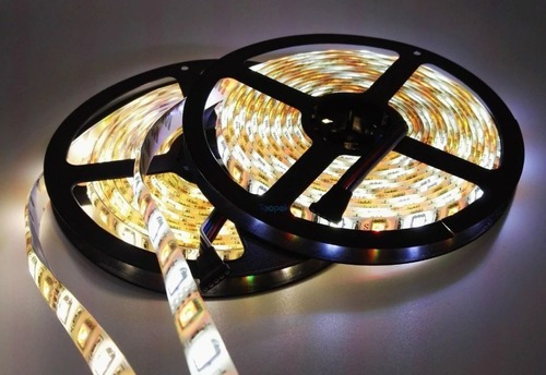 Fita Led 5 Pinos 5mts Ip67 + 3 Controlador Wifi + 3 Fontes