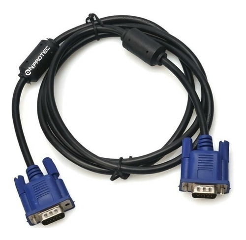 Cables Vga Monitor Macho De 1.5 Mts Doble Filtro