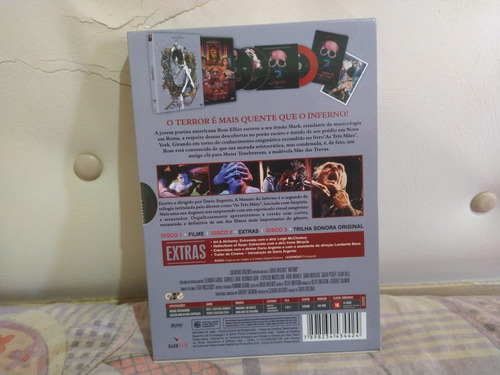 A Mansão Do Inferno - Dvd - Dario Argento Usado + Brinde!!!!