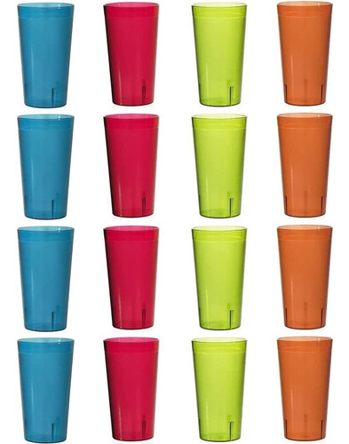 Café. 16 Piezas, Resistente A La Rotura, 20 Oz. Vasos Para B