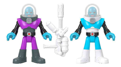 Imaginext Dc Super Friends Batman Y Villano Color Changers