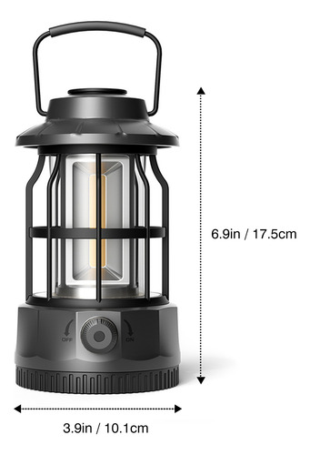 Linterna De Camping Led Para Acampar, Regulable, Linterna De