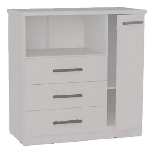 Comoda Orlandi Premium 3 Cajones Y 1 Puerta 91 X 93 X 54 Cm