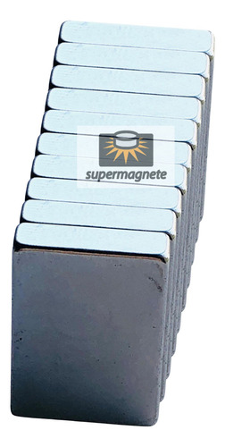 Iman Neodimio Bloque 16x10x4 Mm N42 Real X 10 Unidades