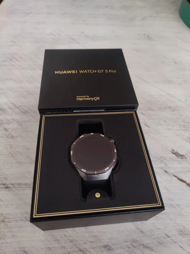 Huawei Watch Gt 5 Pro 46mm Negro Poco Uso Impecable Negro Mesh Negro (Usado)