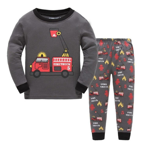 Pijama Largo Algodón Niños