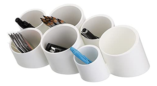 Portalápices Creativo Con Cilindro Basculante Contenedor Par